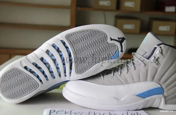 University 12 Jordan Air Blue Grey 0611
